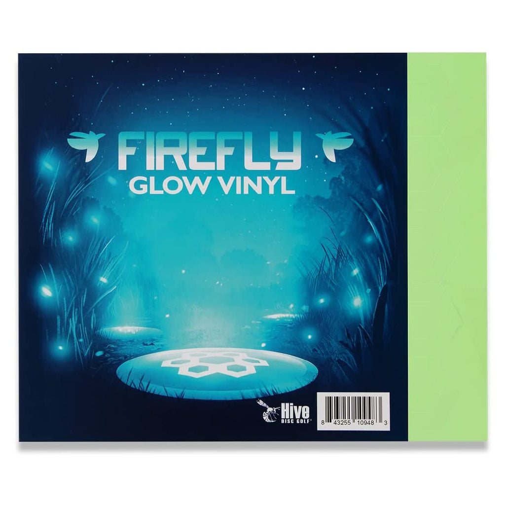 MVP Hive Firefly Glow Vinyl Sticker Sheet for Night Disc Golf 46 stickers - Choose Color