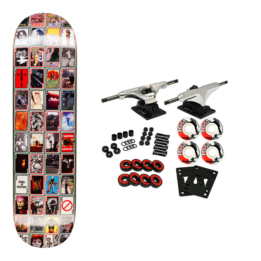 Hockey Skateboard Complete Playing Cards 8.25" x 31.79"
