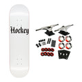 Hockey Skateboard Complete Stone White 9.0" x 33.254"