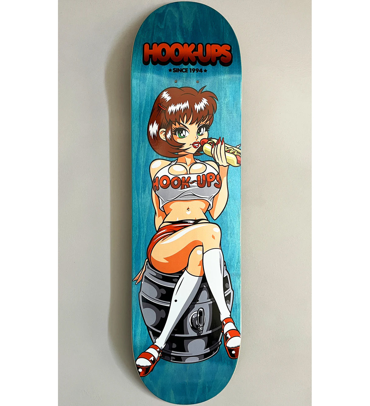 Hook Ups Skateboard Deck Hoot-Ups 2 (Assorted) 8.5" x 32.25"