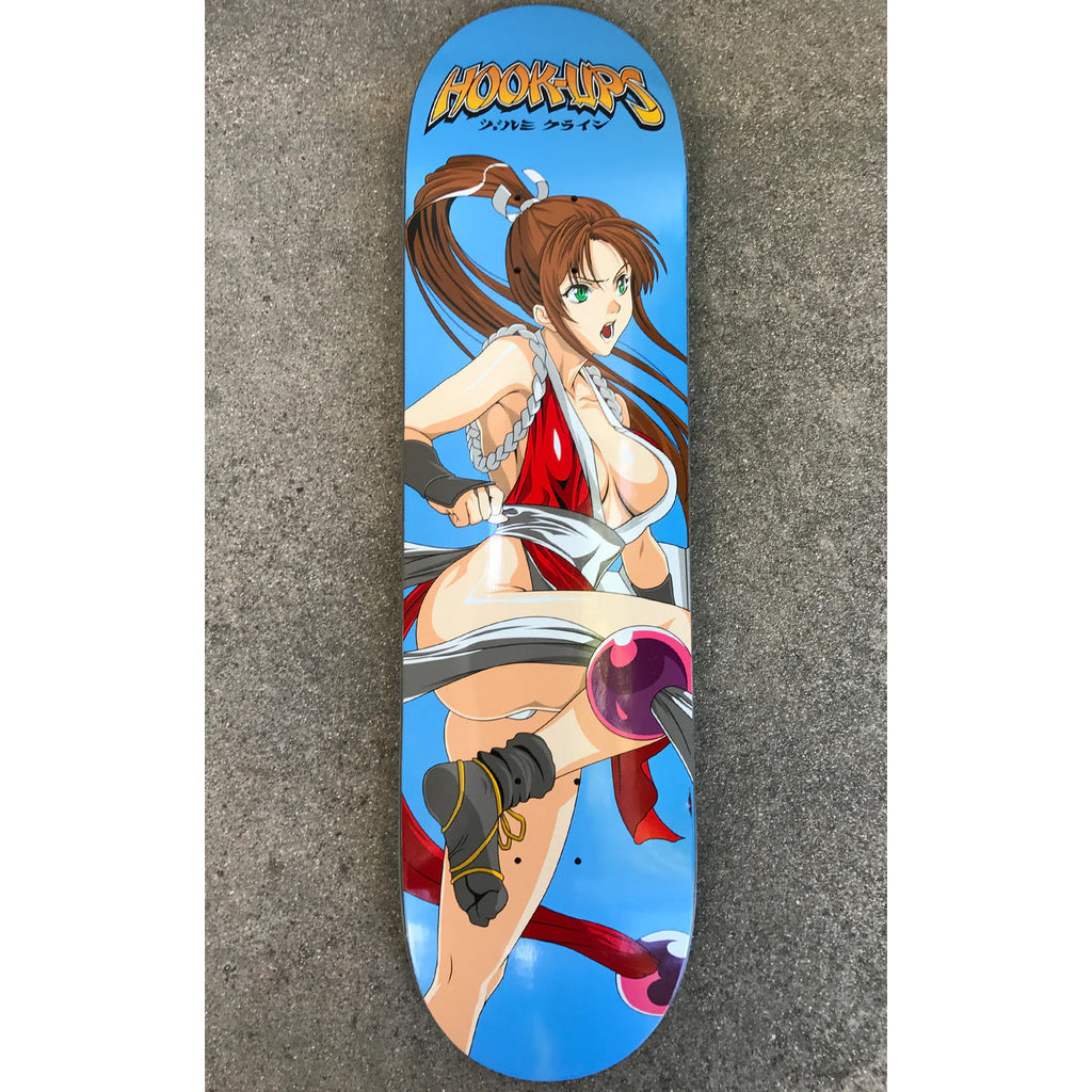 Hook Ups Skateboard Deck Ninja Warrior 8.25" x 32.25"