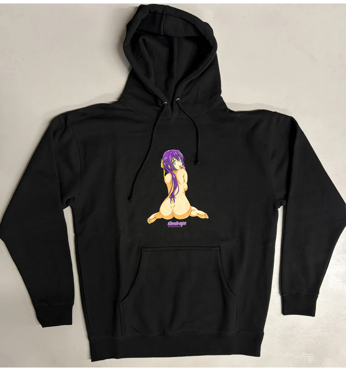 Hook Ups Skateboards Hoody Misaki Black