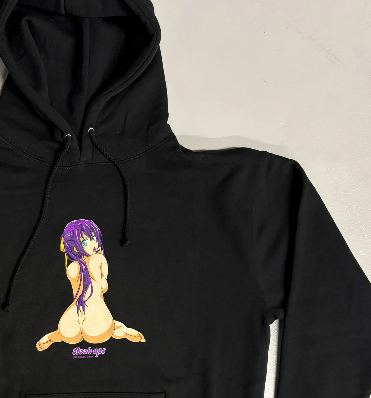 Hook Ups Skateboards Hoody Misaki Black