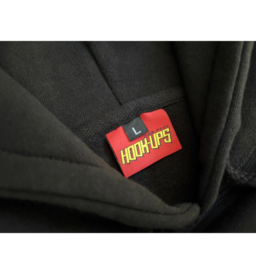 Hook Ups Skateboards Hoody Misaki Black