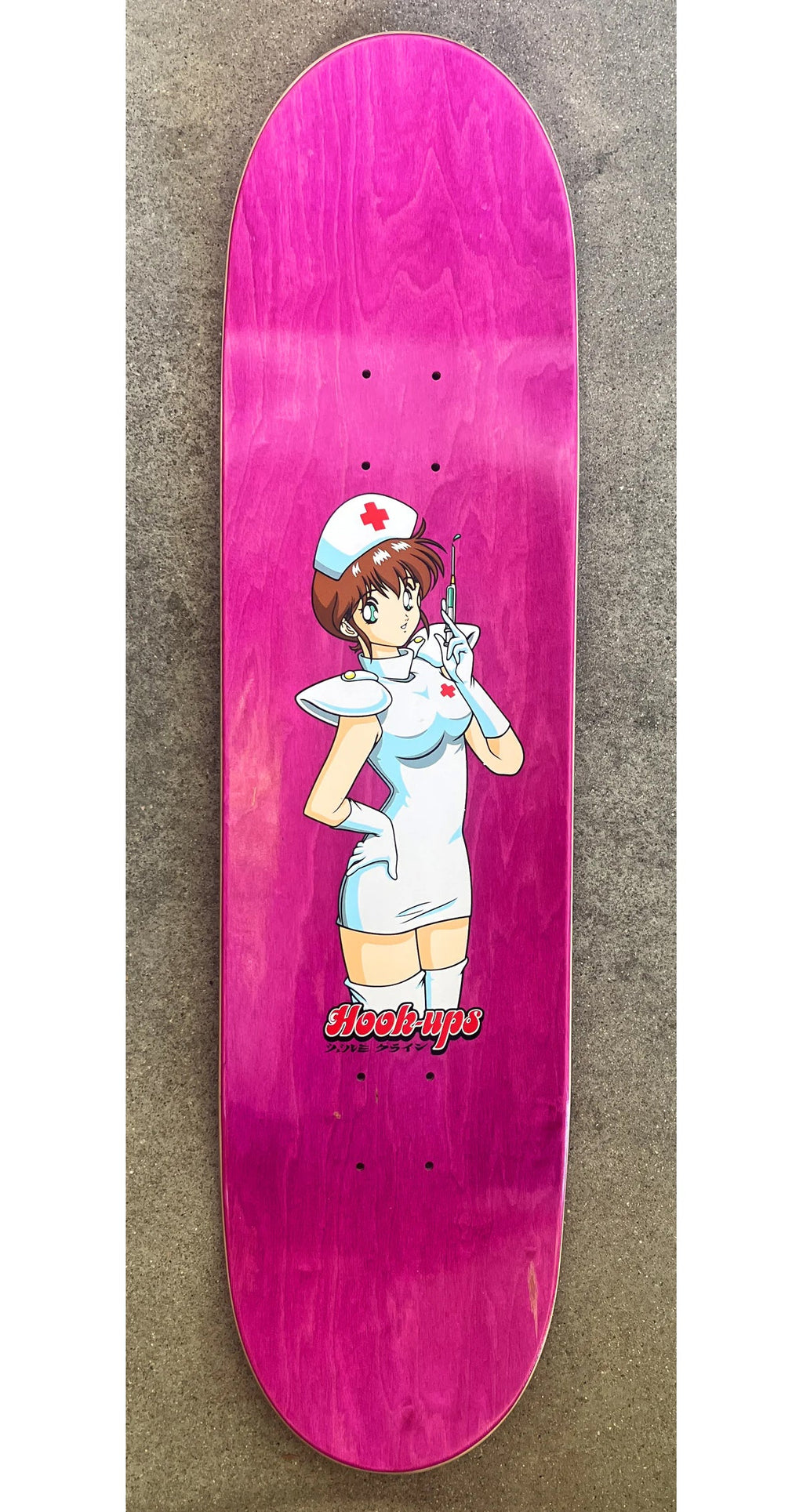 Hook Ups Skateboard Complete OG Nurse Girl Natsume (Assorted) 8.25" x 32"