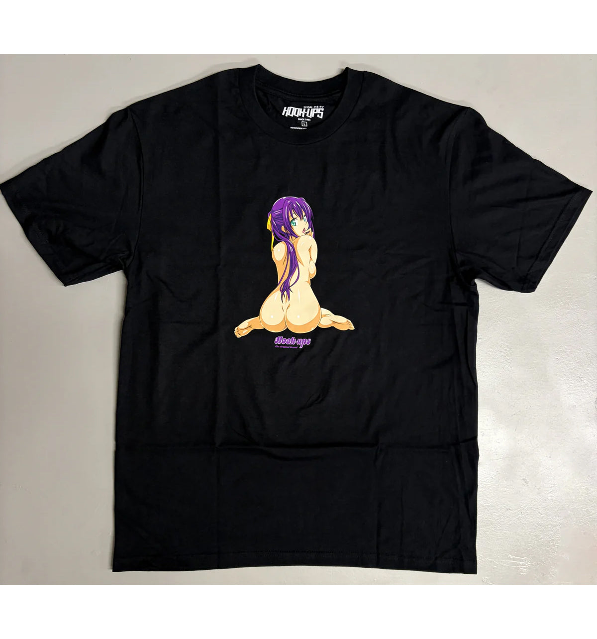 Hook Ups Skateboards Shirt Misaki Black