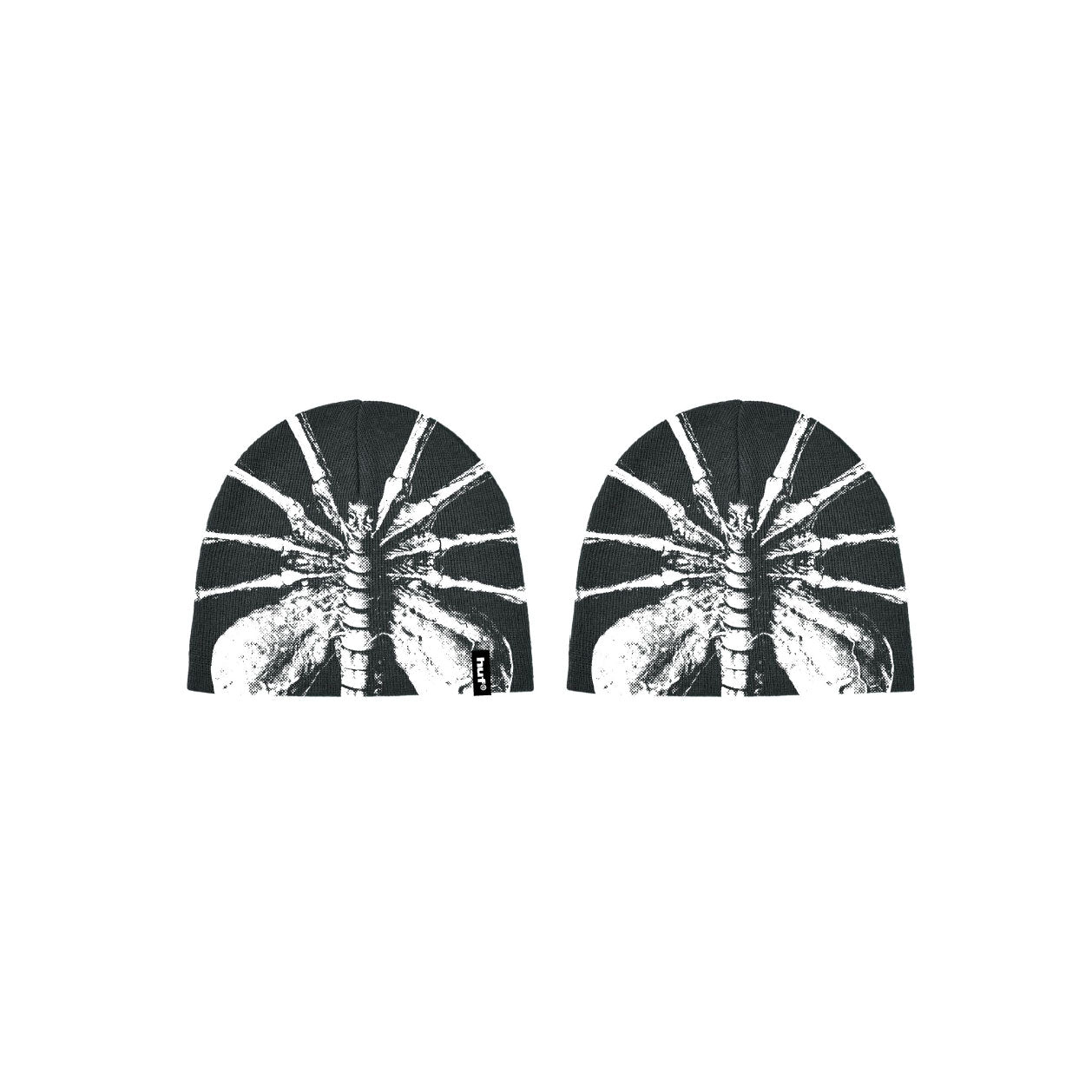 Huf X Aliens Beanie Facehugger Skull Black