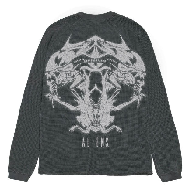 Huf X Aliens Longsleeve Xenomorph Thermal Size Vintage Black