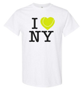 I Tennis NY Short Sleeve T Shirt White