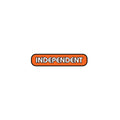 Independent Trucks Skateboard Sticker B/C Groundwork Orange 4" x .75"
