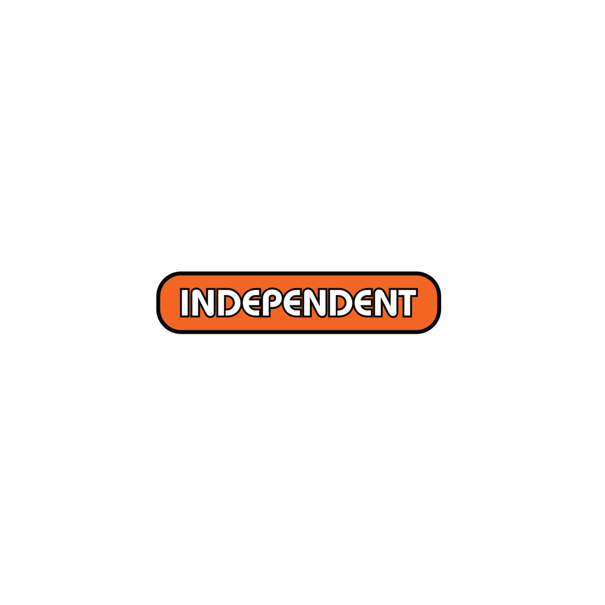 Independent Trucks Skateboard Sticker B/C Groundwork Orange 4" x .75"