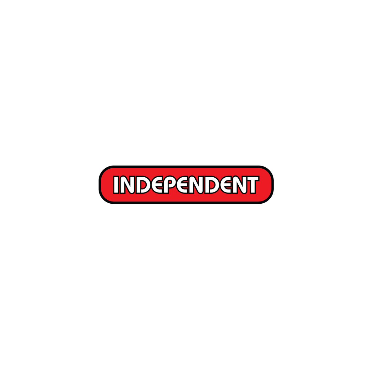 Independent Trucks Skateboard Sticker B/C Groundwork Red 4" x .75"