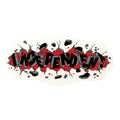 Independent Trucks Skateboard Sticker Outbreak Black/Red 6" x 2.75"