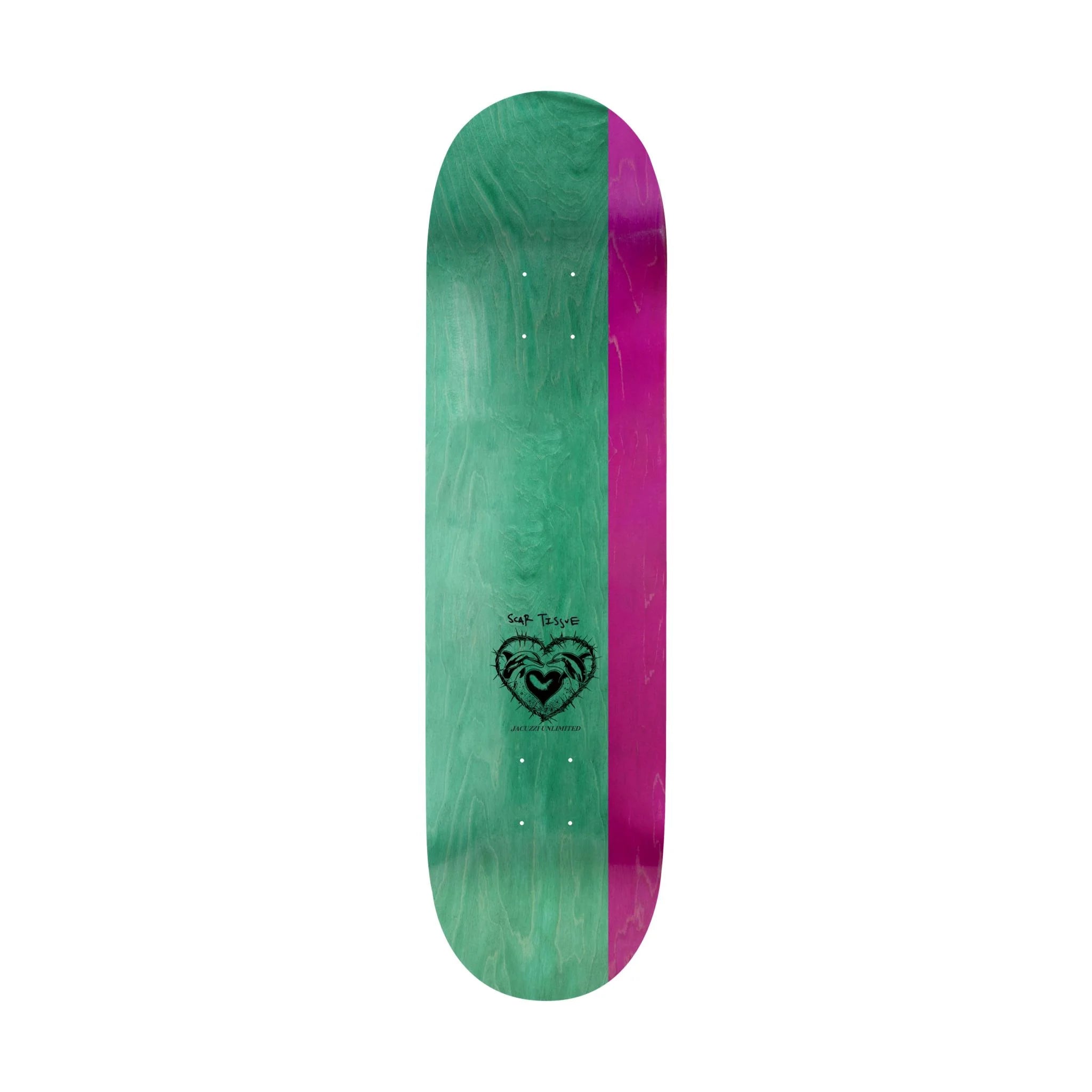 Jacuzzi Skateboard Complete Dolphin Logo Black 8.25" x 32"