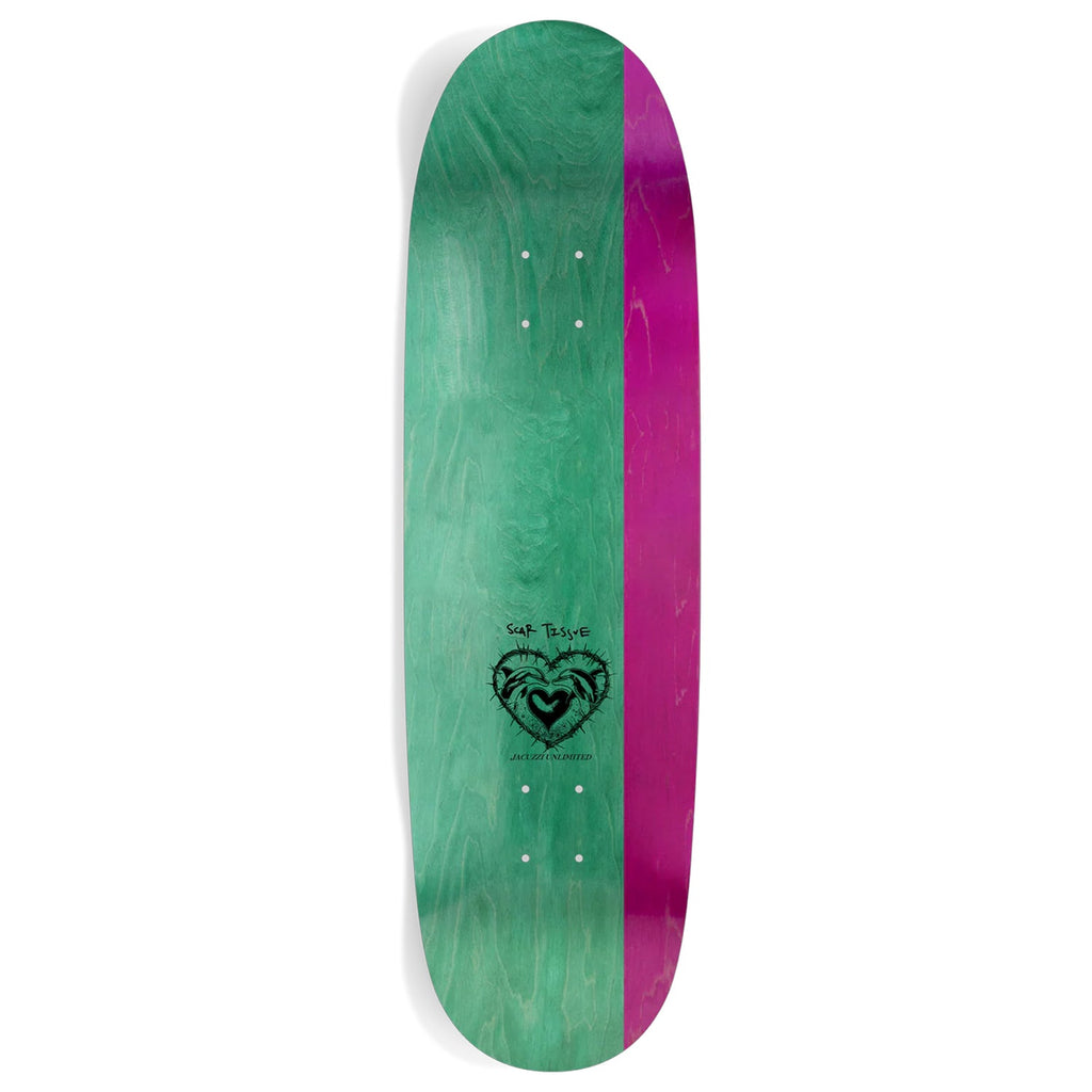 Jacuzzi Skateboard Deck Dolphin Logo Black 8.75" x 32.1"