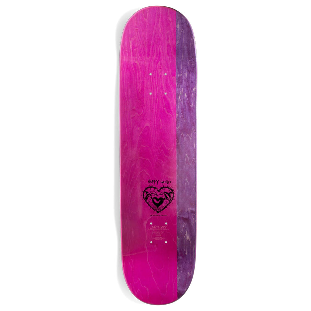 Jacuzzi Skateboard Complete Rainbow Hands Jet Ski White 8.75" x 31.5"