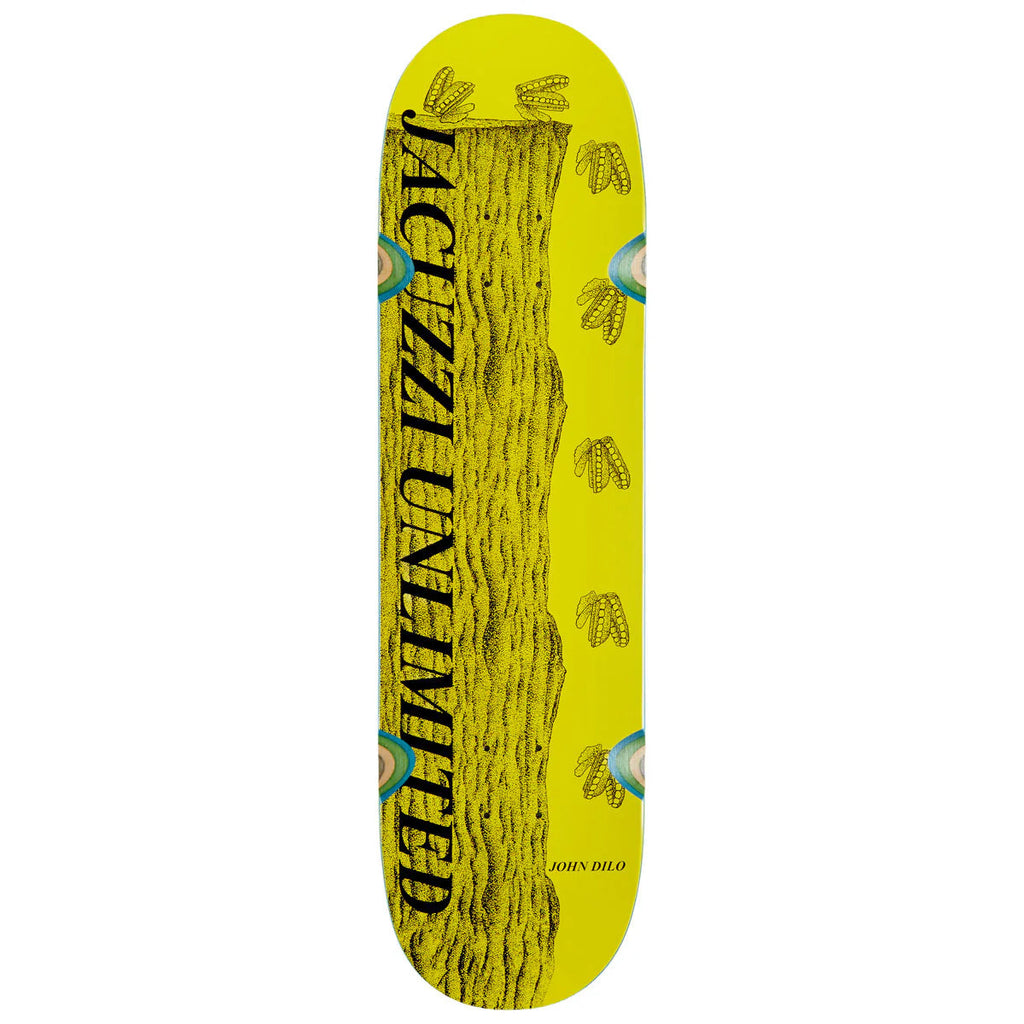 Jacuzzi Skateboard Deck John Dilo Wind Up Yellow 8.5" x 32.325"