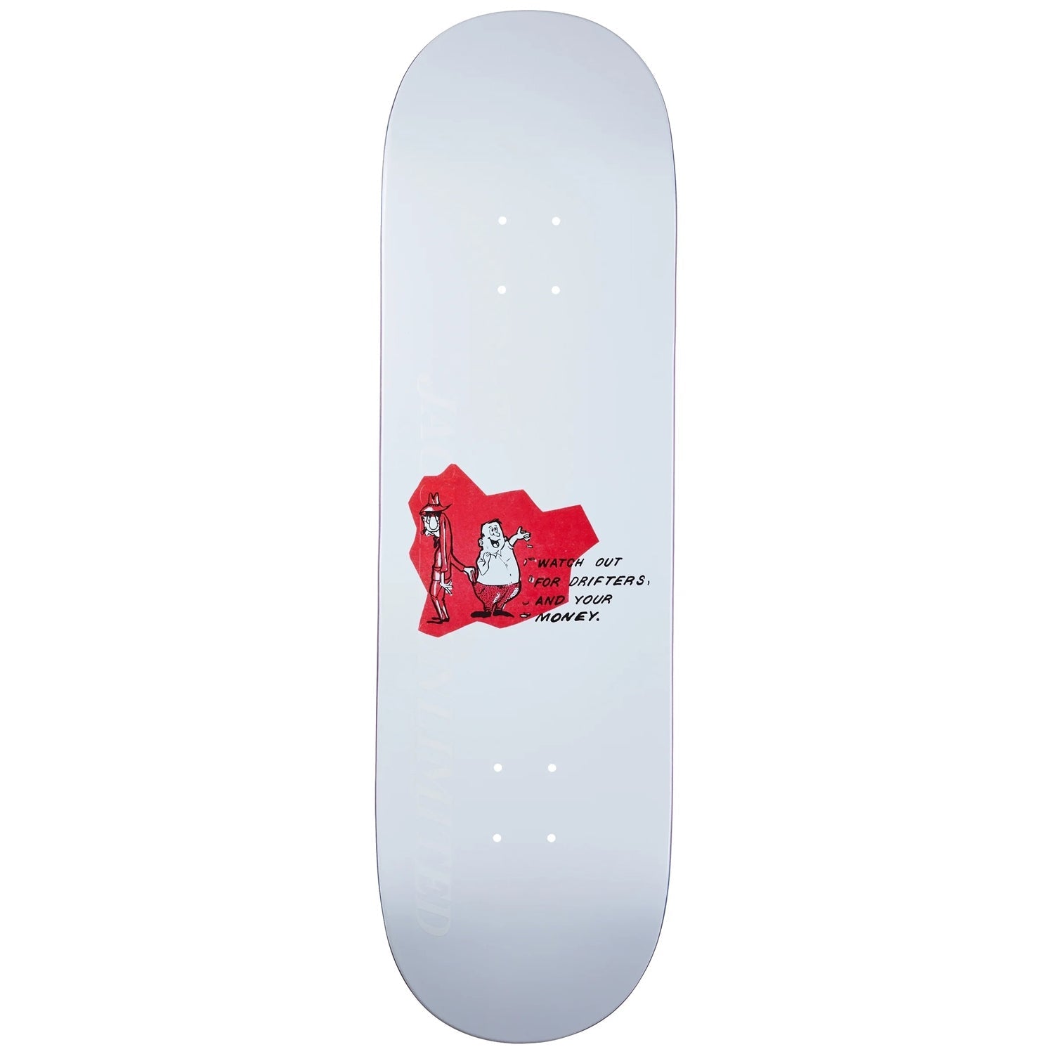 Jacuzzi Skateboard Deck Drifters White 9.0" x 32.1"