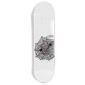 Jacuzzi Skateboard Deck John Dilo Evil  White 7.75" x 31.13"