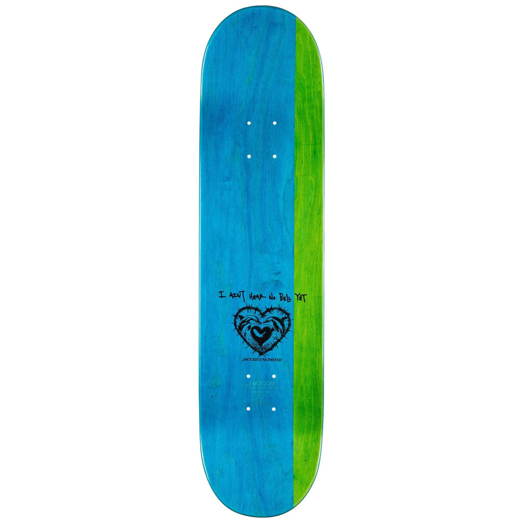 Jacuzzi Skateboard Deck Caswell Berry KO Yellow 8.25" x 32"