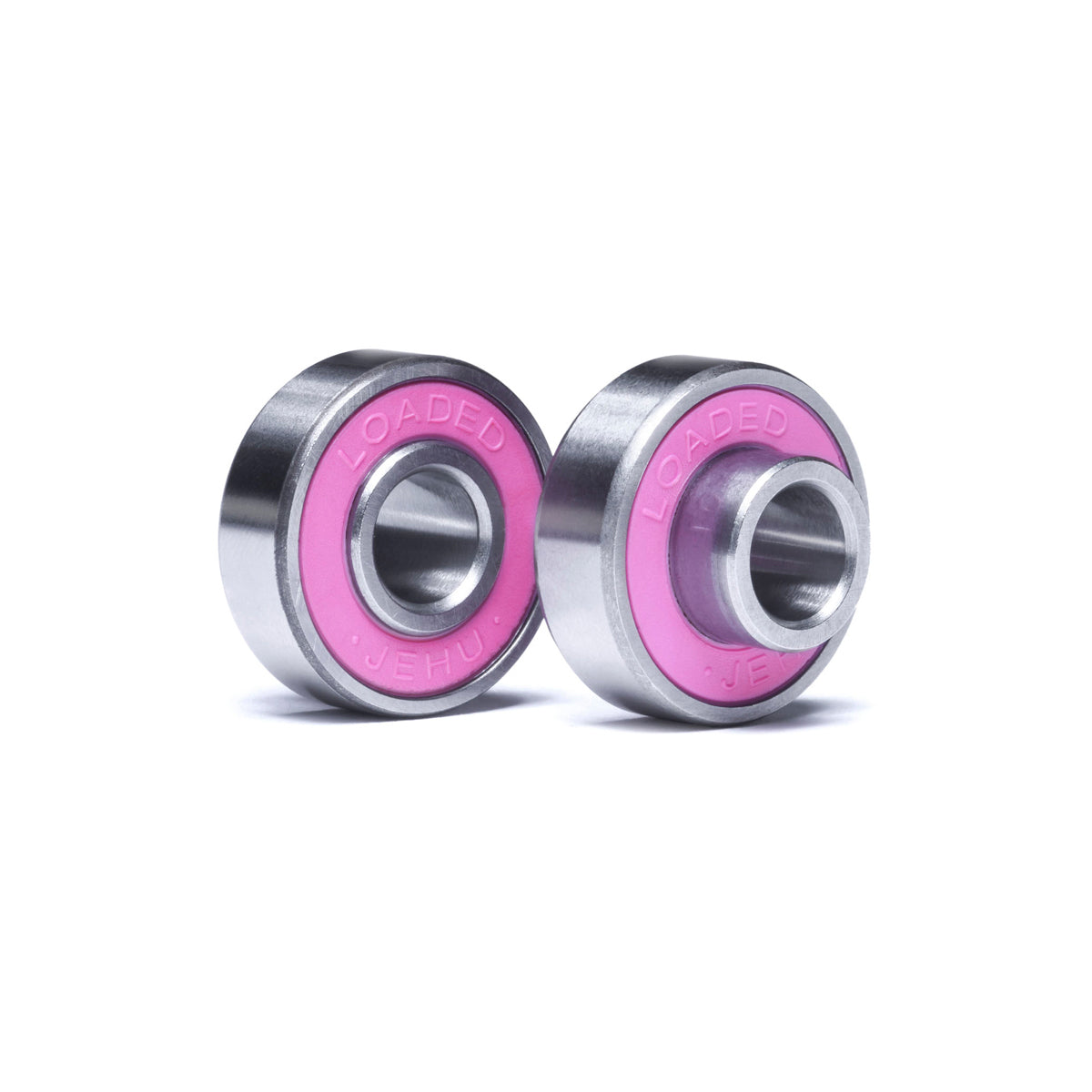 Orangatang Longboard Wheels Bees Knees Pink 90mm 83A with Loaded Jehu V2 Bearings