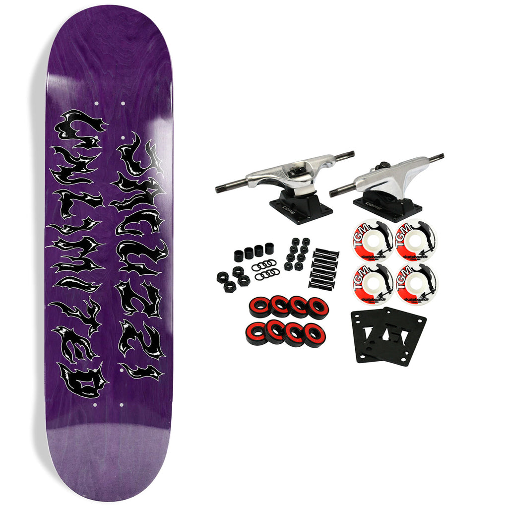 Jacuzzi Skateboard Complete Ice Font Jet Ski Purple 8.25" x 31.3"