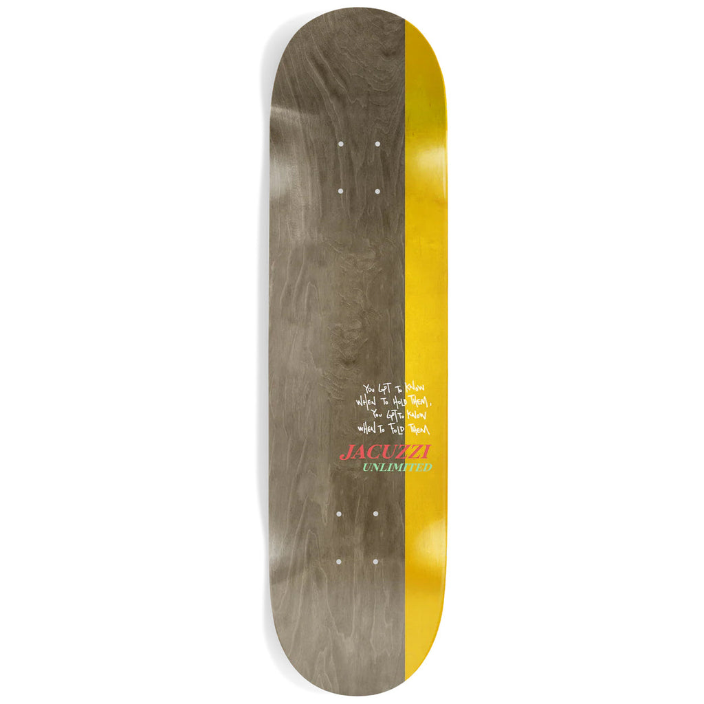 Jacuzzi Skateboard Complete Michael Pulizzi Hold Em Green 8.375" x 32.1"