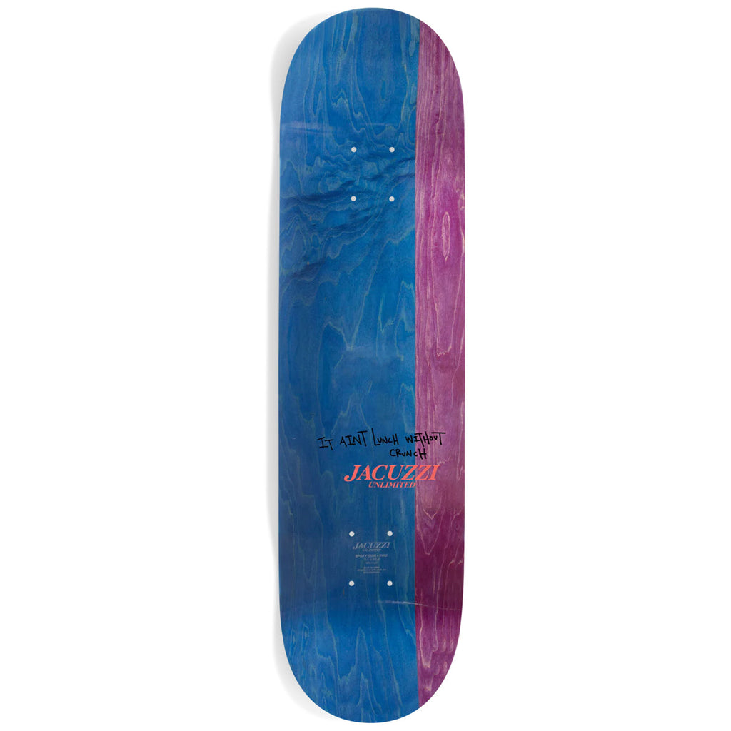 Jacuzzi Skateboard Deck Tony Latham Ring of Fire White 8.25" x 32"