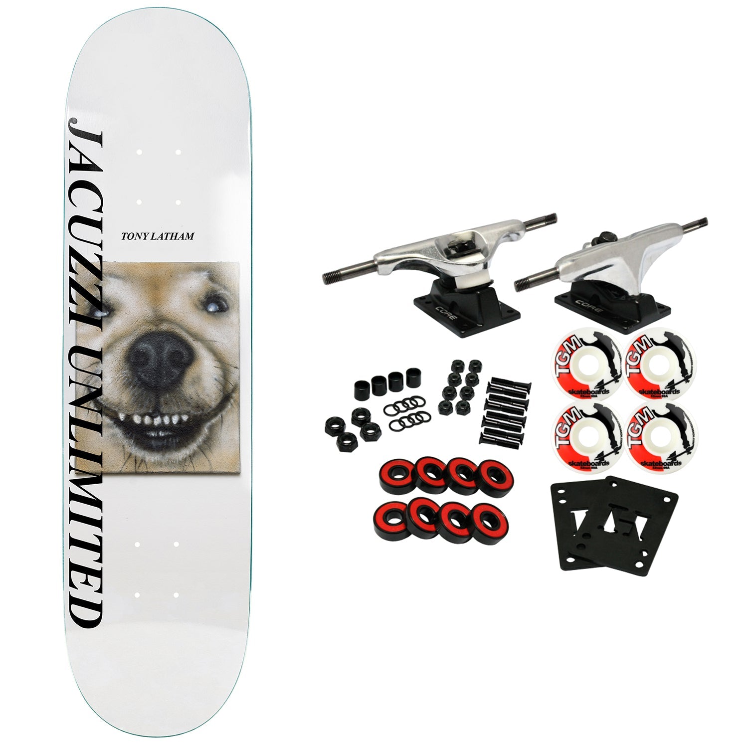 Jacuzzi Skateboard Complete Tony Latham Smooshed 8.5" x 32.2"