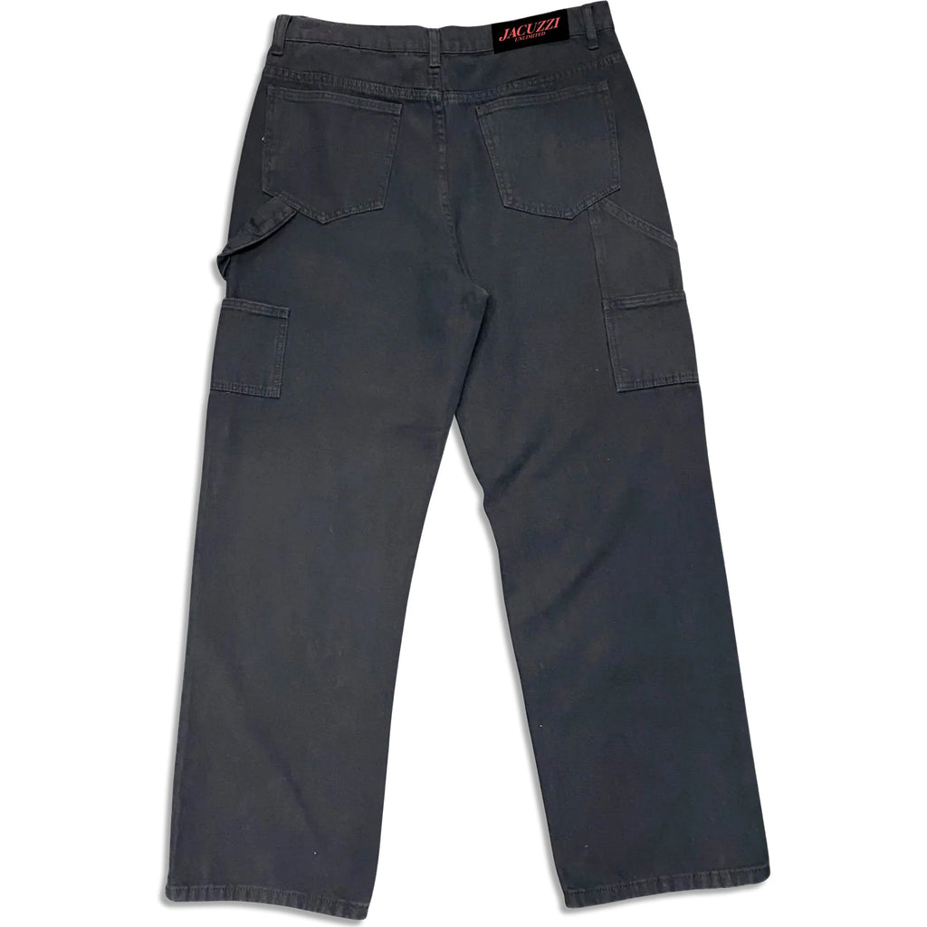 Jacuzzi Unlimited Skateboards Pants Double Knee Carpenter Black