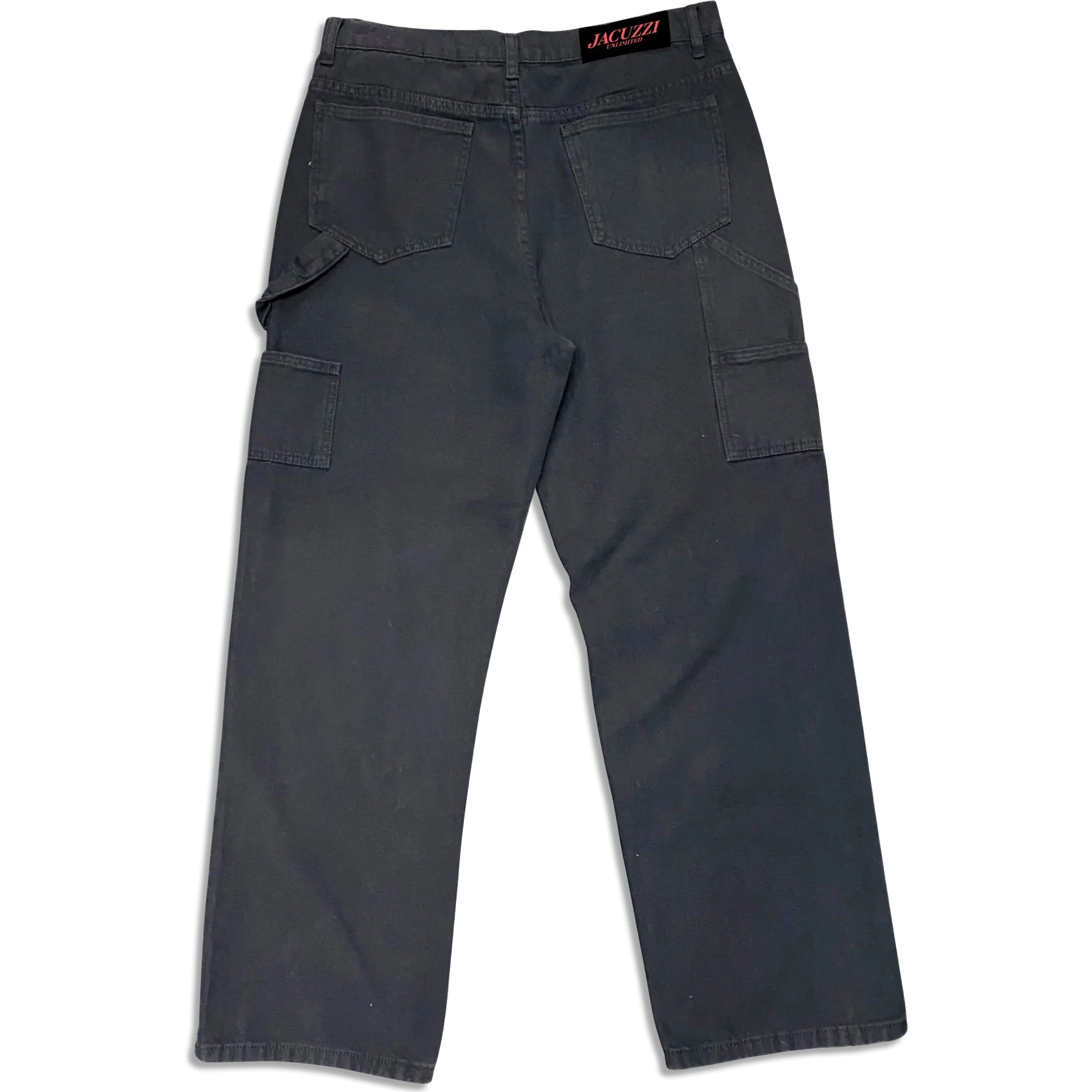 Jacuzzi Unlimited Skateboards Pants Double Knee Carpenter Black