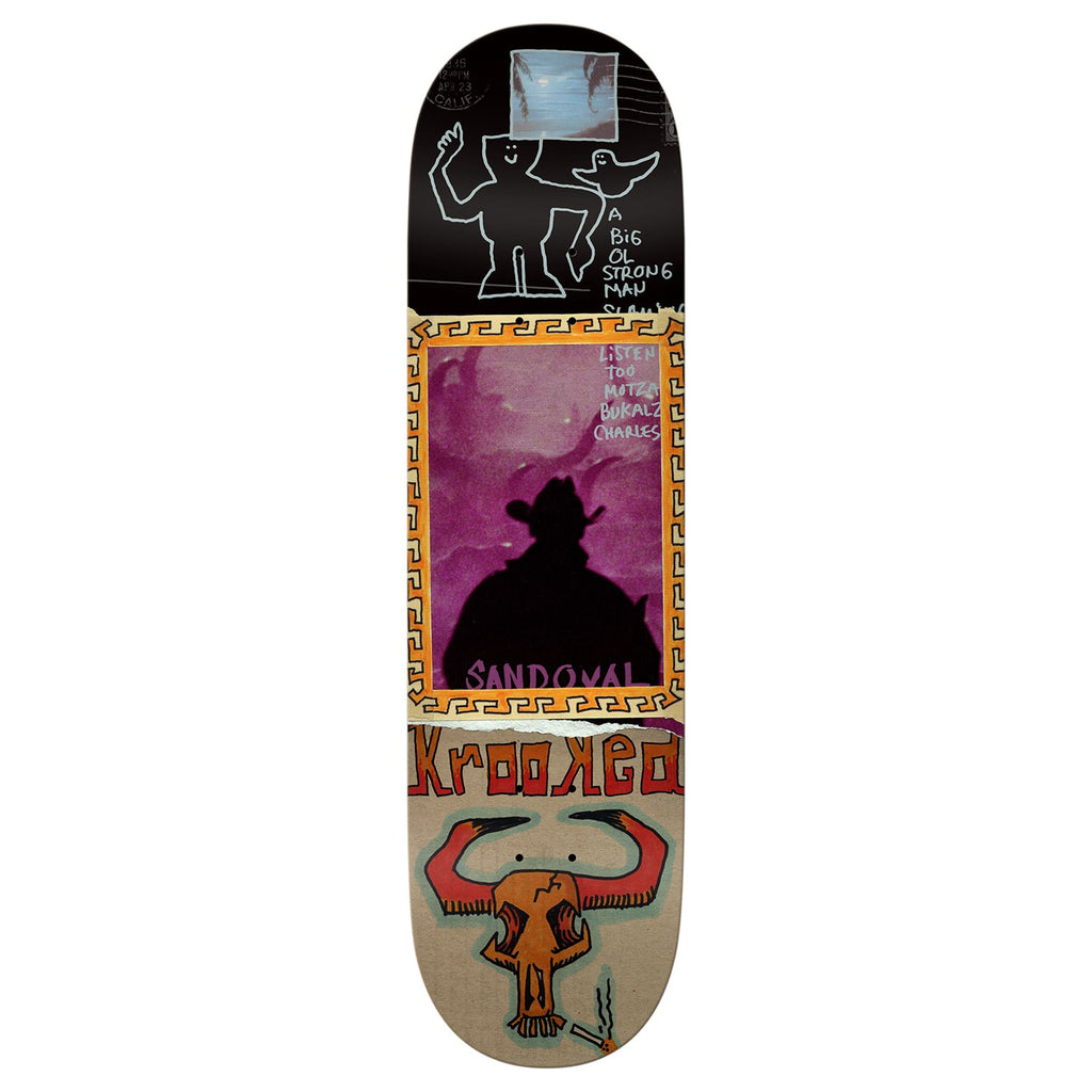 Krooked Skateboard Complete Sandoval Gun Slinger 9.0" x 32.2"