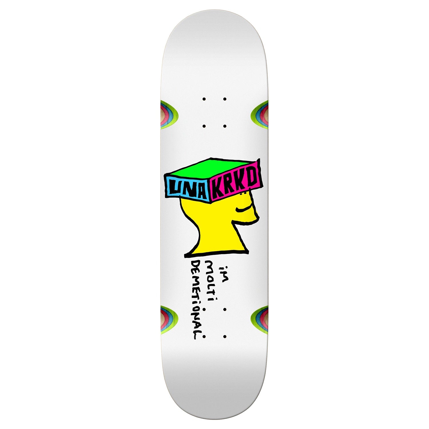 Krooked Skateboard Complete Una Molti Dementional 8.28" x 31.7"