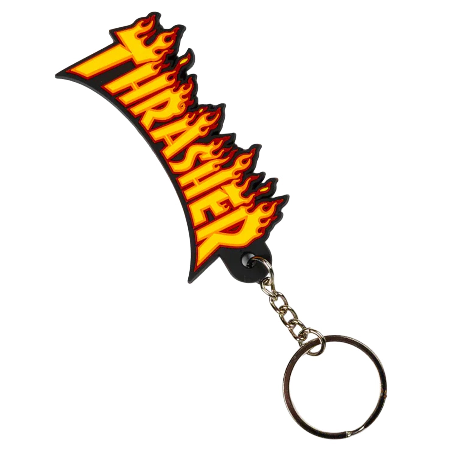 Thrasher Keychain Flame Logo