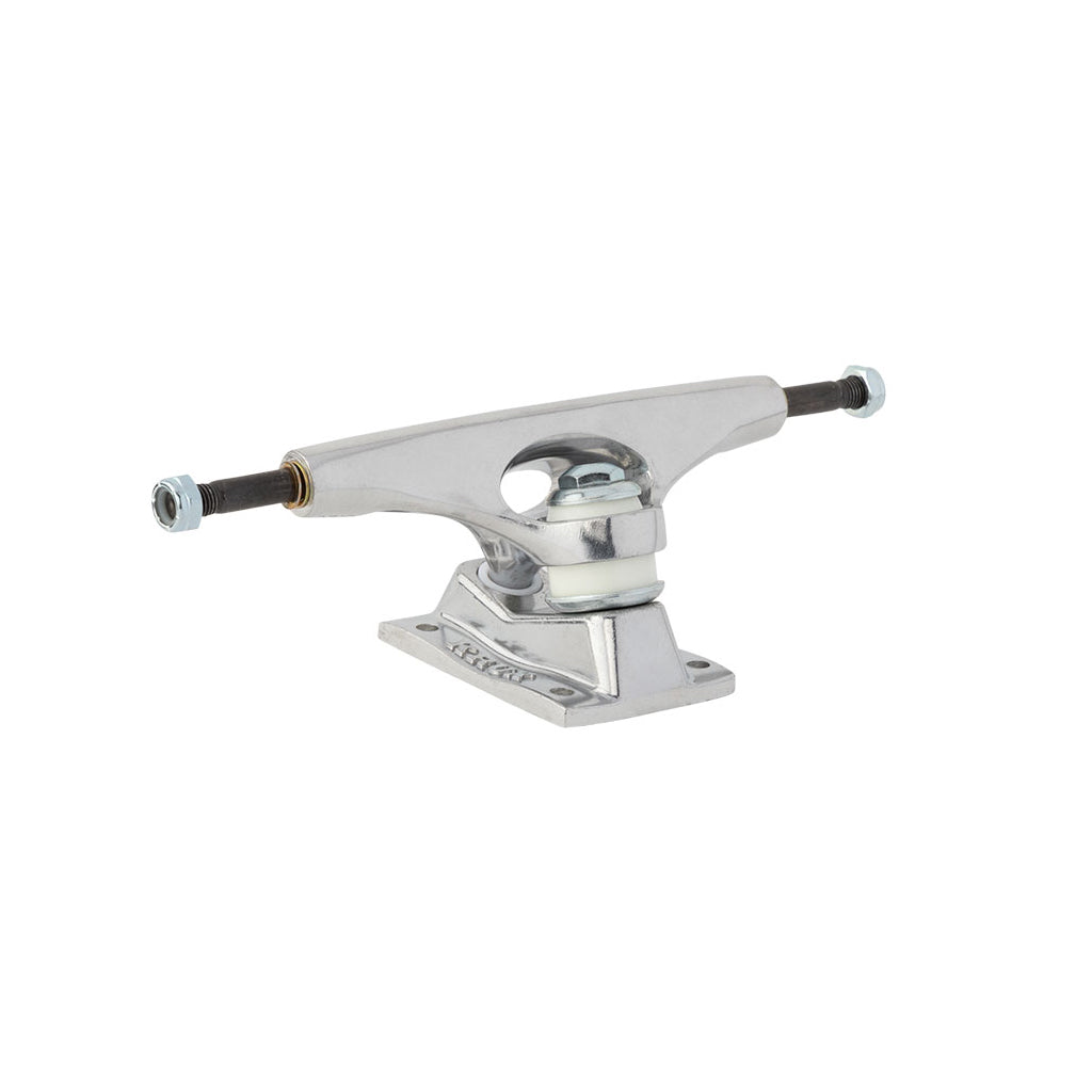 Krux Skateboard Trucks Polished K5 DLK Silver 9.0" Down Low Kingpin Pair