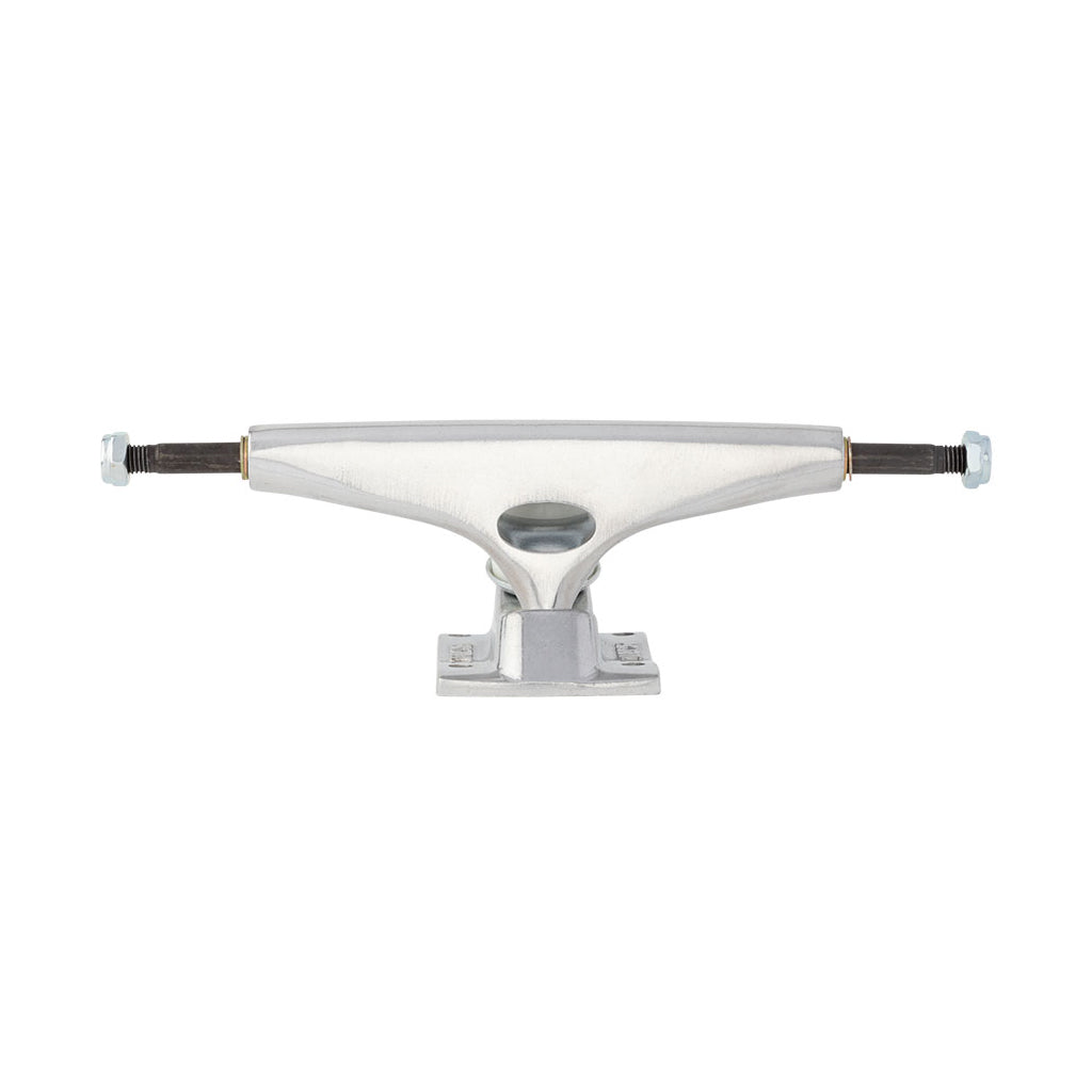 Krux Skateboard Trucks Polished DLK Silver 7.6" Down Low Kingpin Pair
