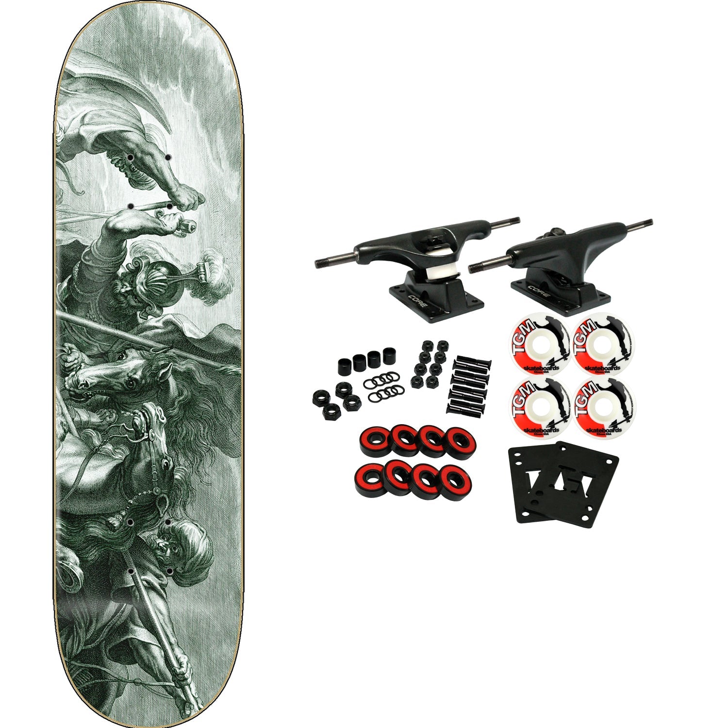 Zero Skateboard Complete Kanaan Dern Lion Hunt 8.25" x 31.9"