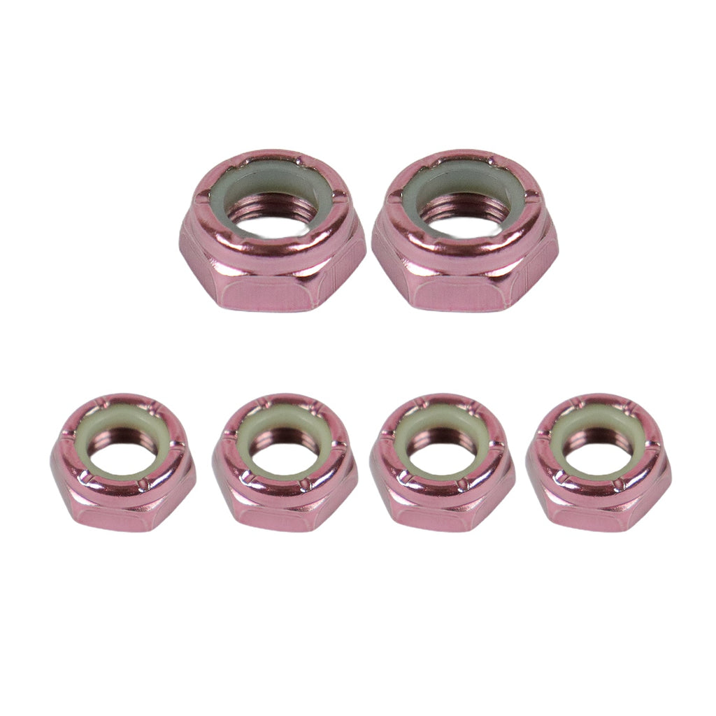 Dime Bag Skateboard Truck 1" Pink Hardware Refresh Kit with Nuts, Spacers, Washers