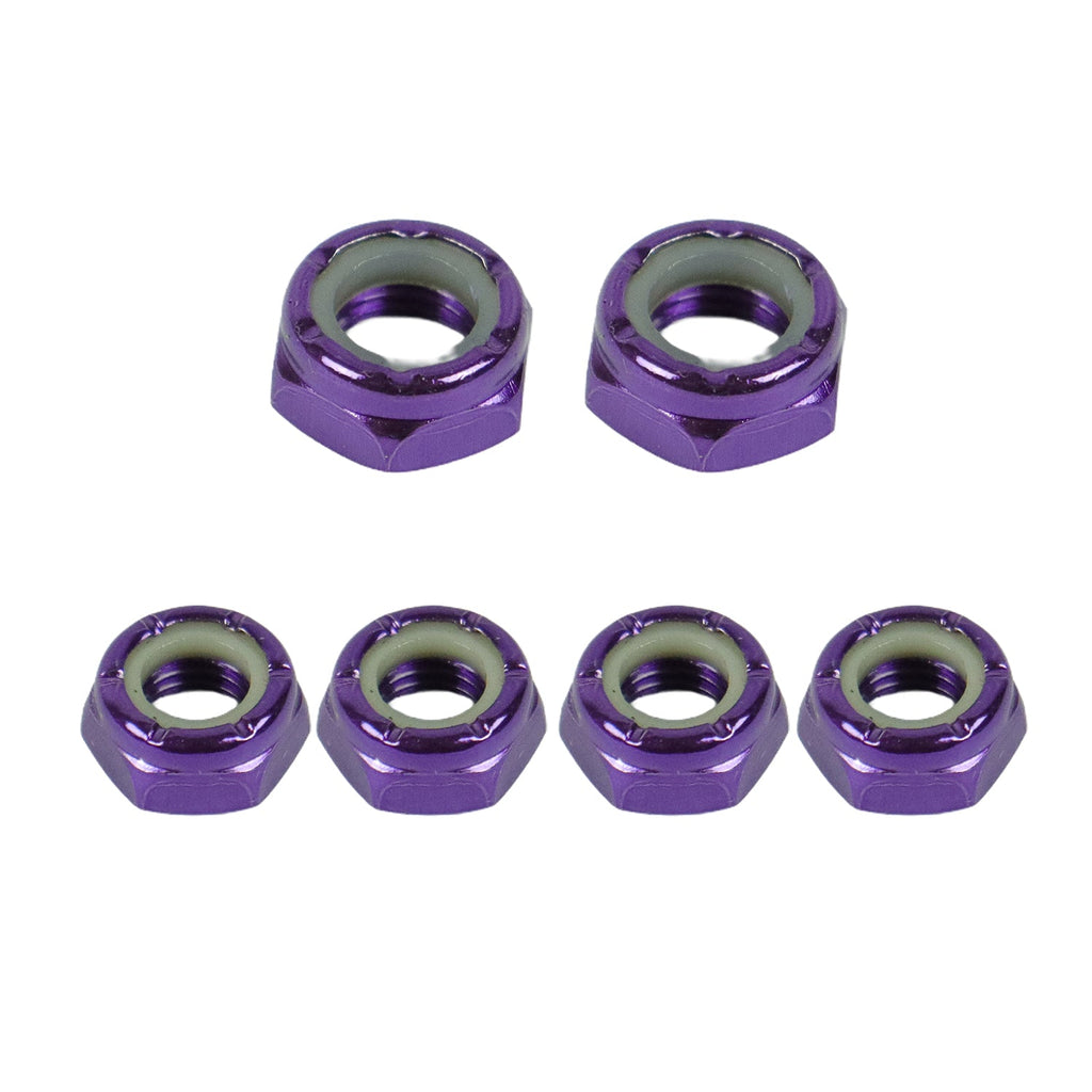 Dime Bag Skateboard Truck 1.25" Purple Hardware Refresh Kit with Nuts, Spacers, Washers