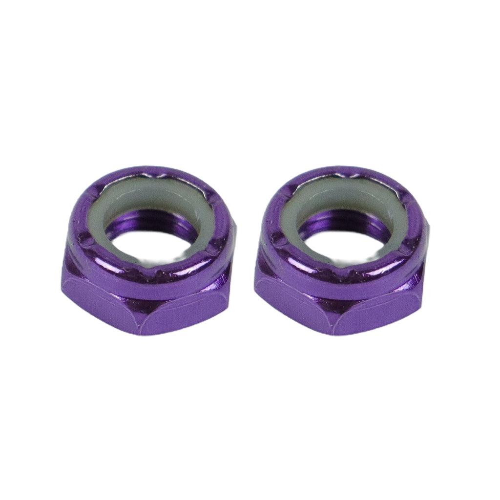 Dime Bag Skateboard Replacement Truck Kingpin and Axle Nuts Kit - Purple