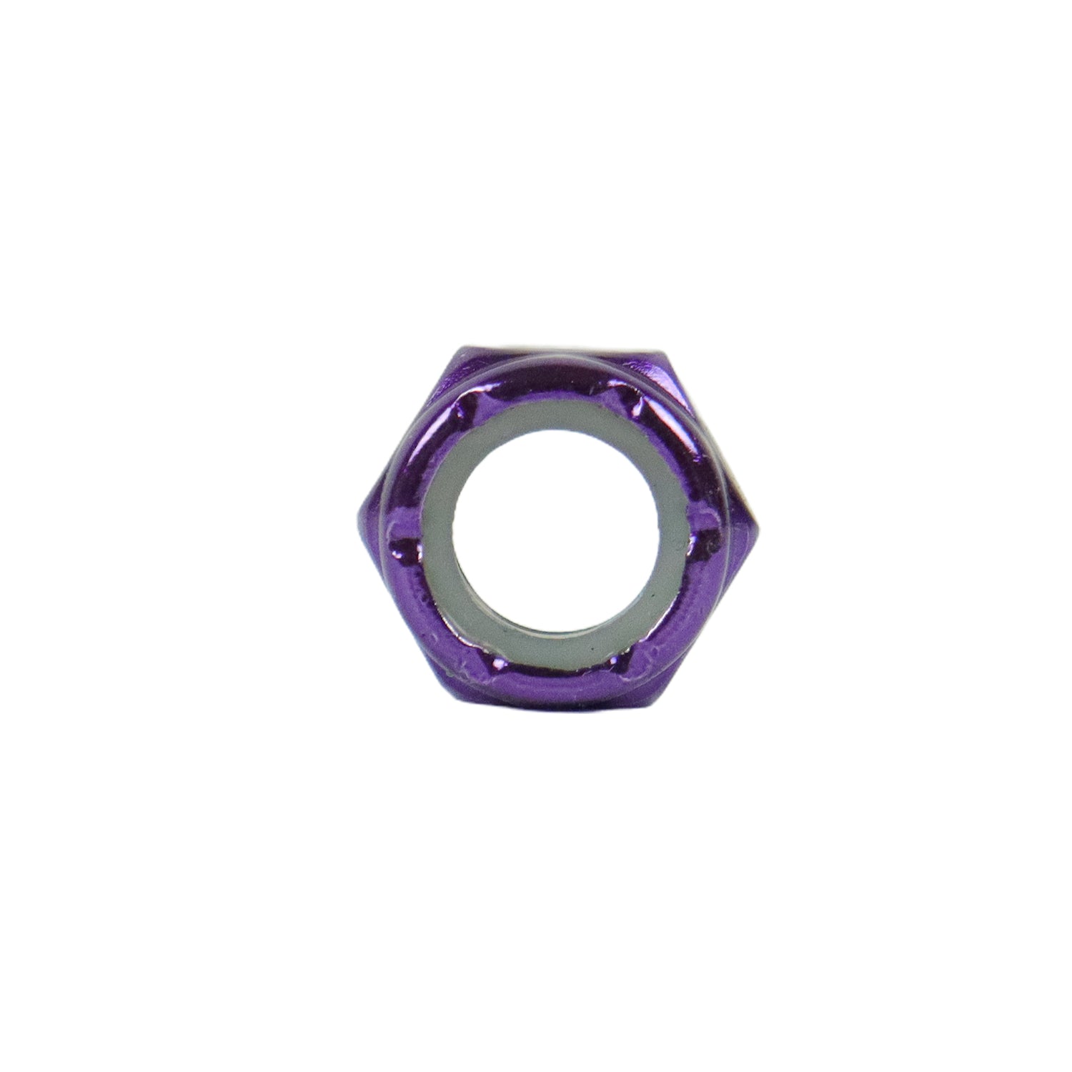 Dime Bag Skateboard Replacement Truck Kingpin Nuts Purple (2-Pack)