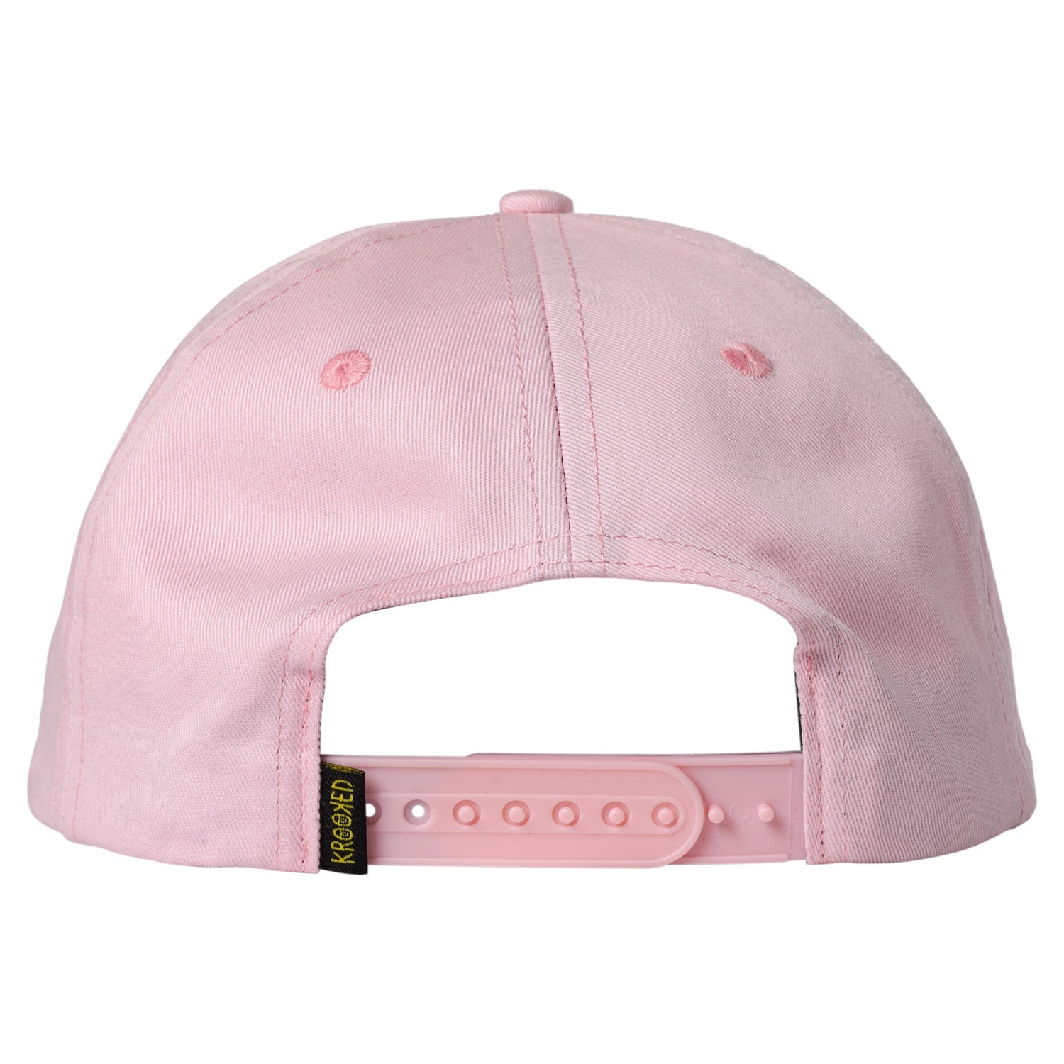 Krooked Skateboards Hat Eyes Snapback Pink