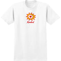 Krooked Skateboards Shirt Sun Heart White