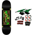 Krooked Skateboard Complete Kamo Wheel Wells Black 8.25" x 32"