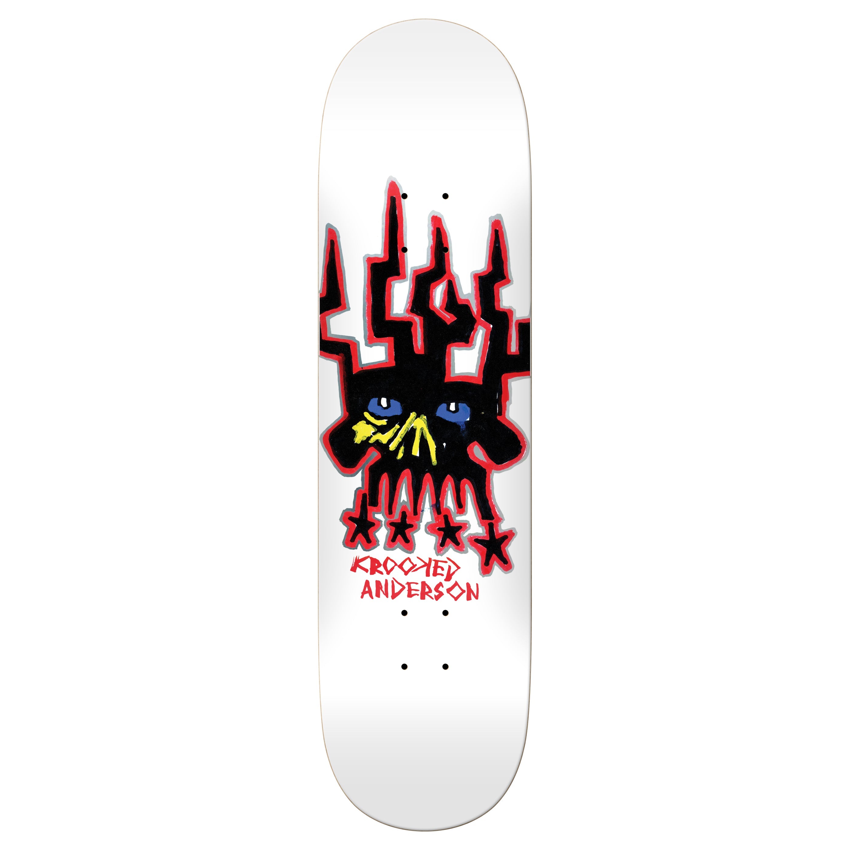 Krooked Skateboard Complete Manderson Skull King 8.38" x 32"