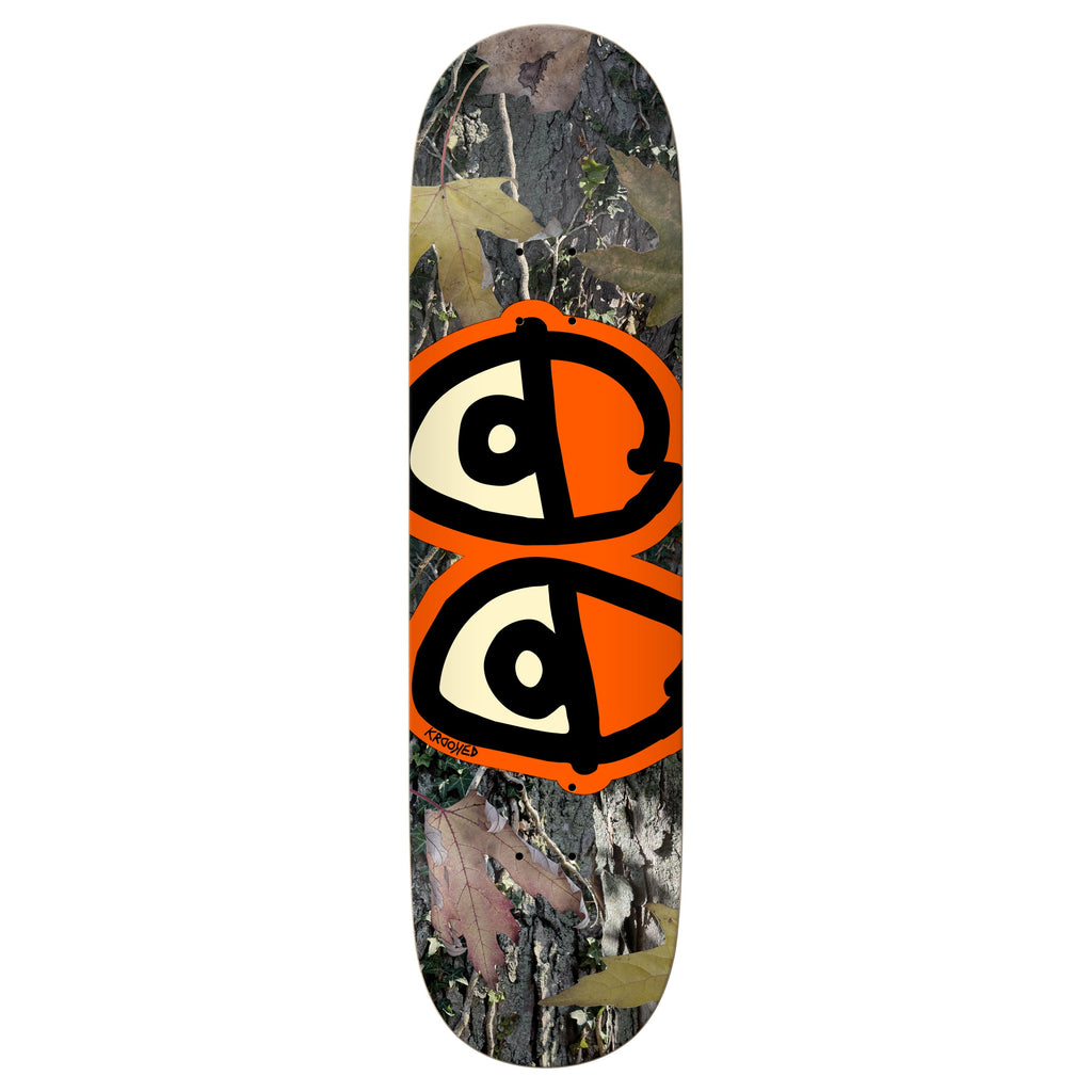 Krooked Skateboard Complete Team Eyes Camo 8.25" x 32"