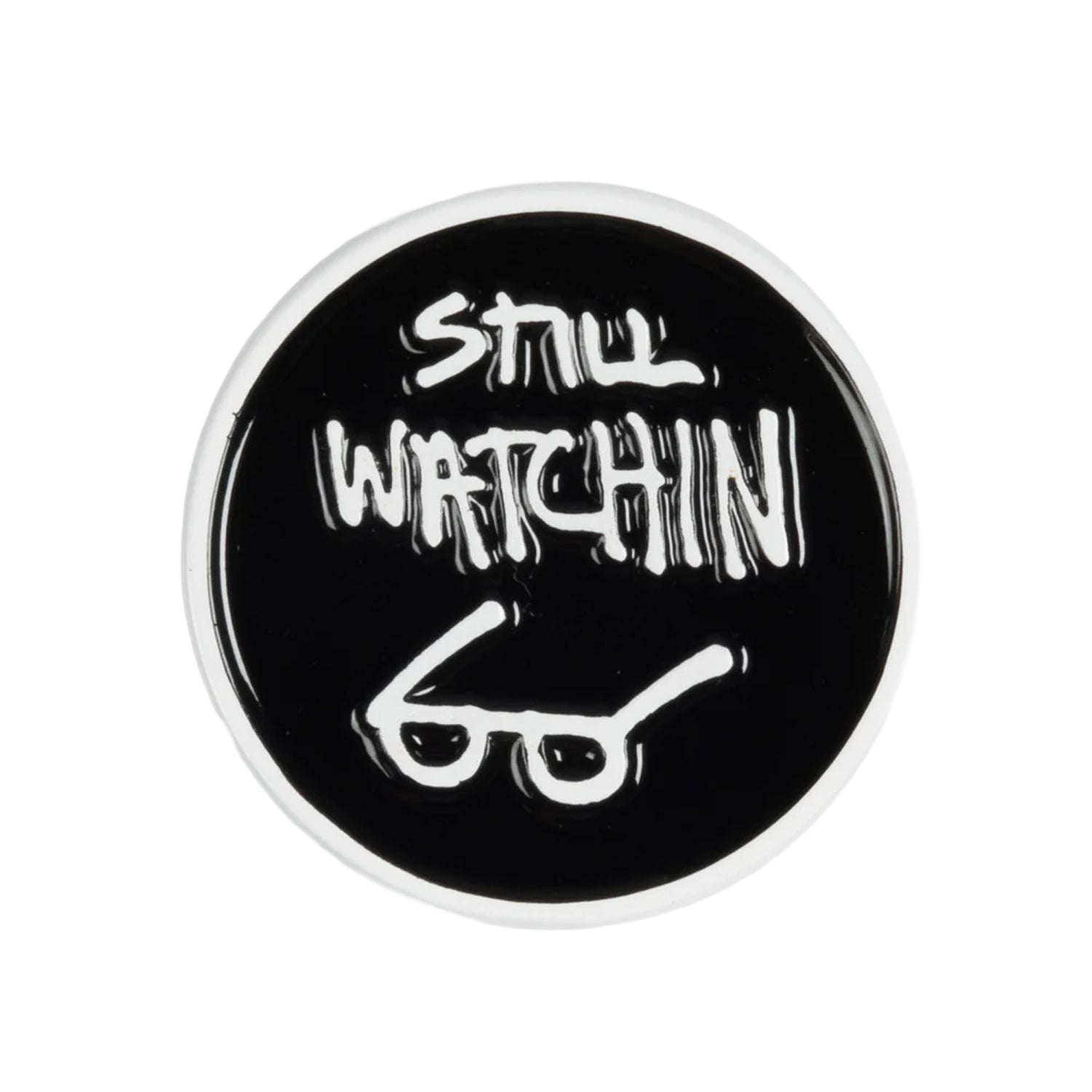 Thrasher Lapel Pin Still Watchin Black