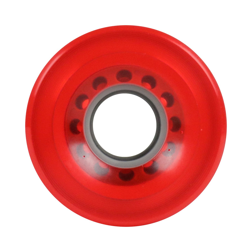 Longboard Wheels 60mm x 44mm 83A Clear Red 4-Pack