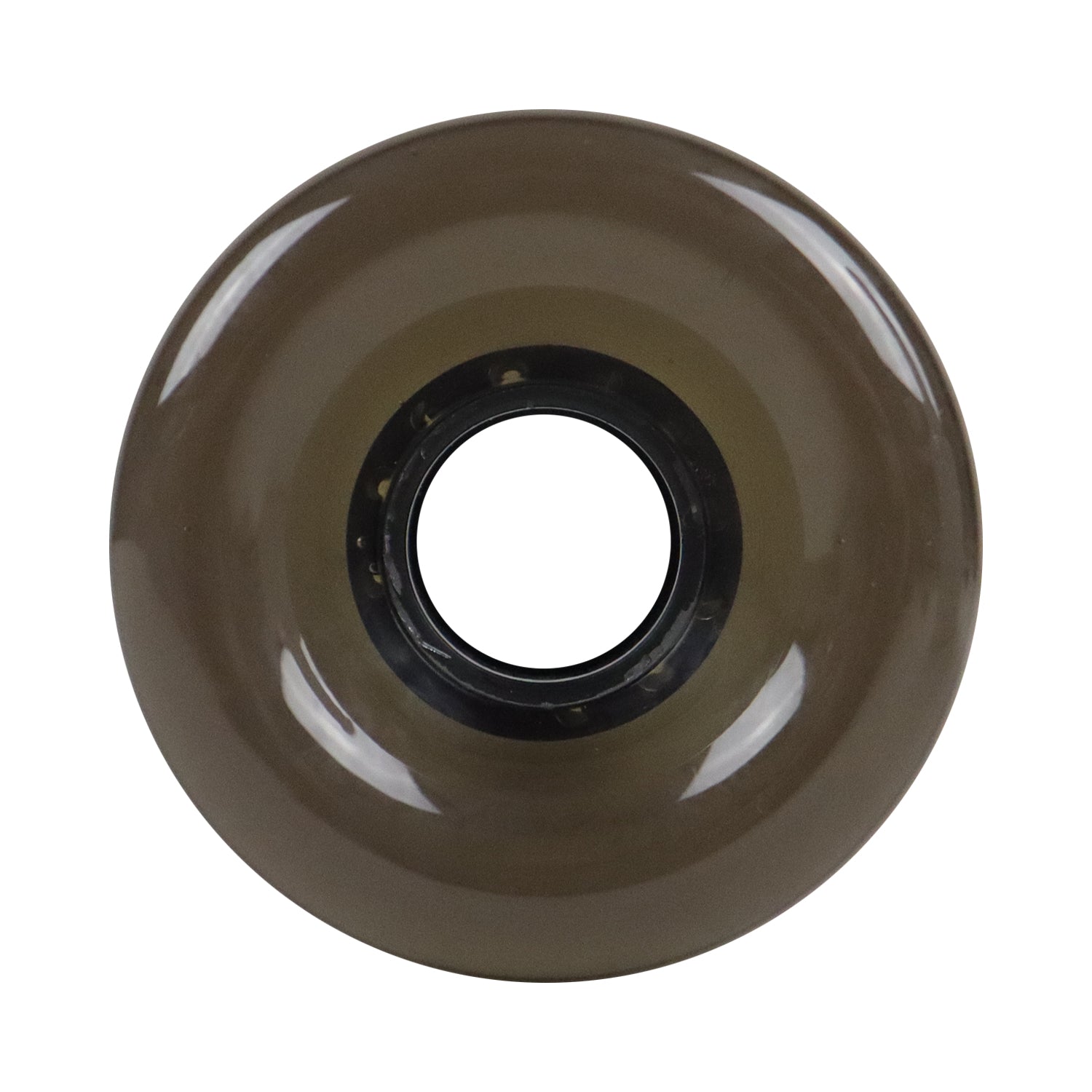 Longboard Wheels 70mm x 42mm 82A Stone Ground Clear Black 4-Pack