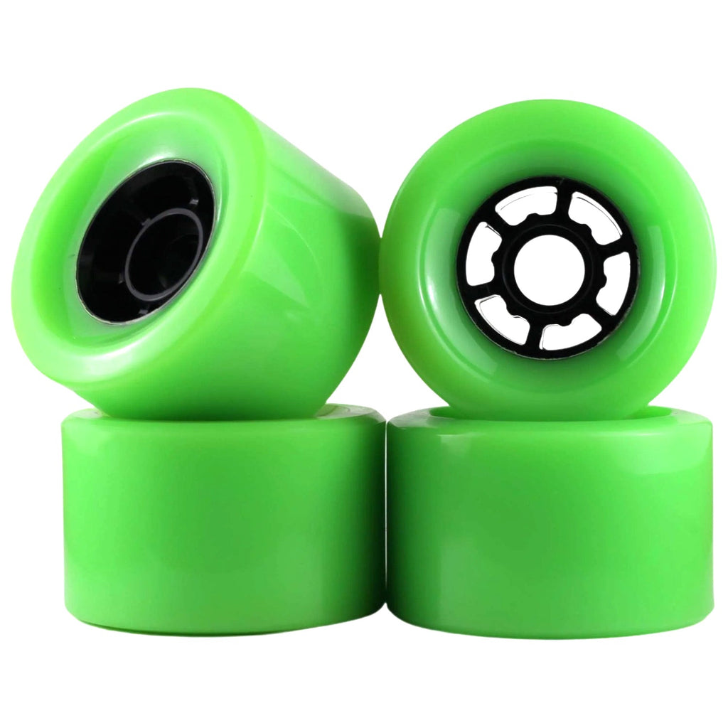 Longboard Wheels 90mm x 52mm 78A Neon Green 4-Pack